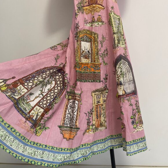 Alemais Monte Midi Dress Pink Print - Picture 11 of 16